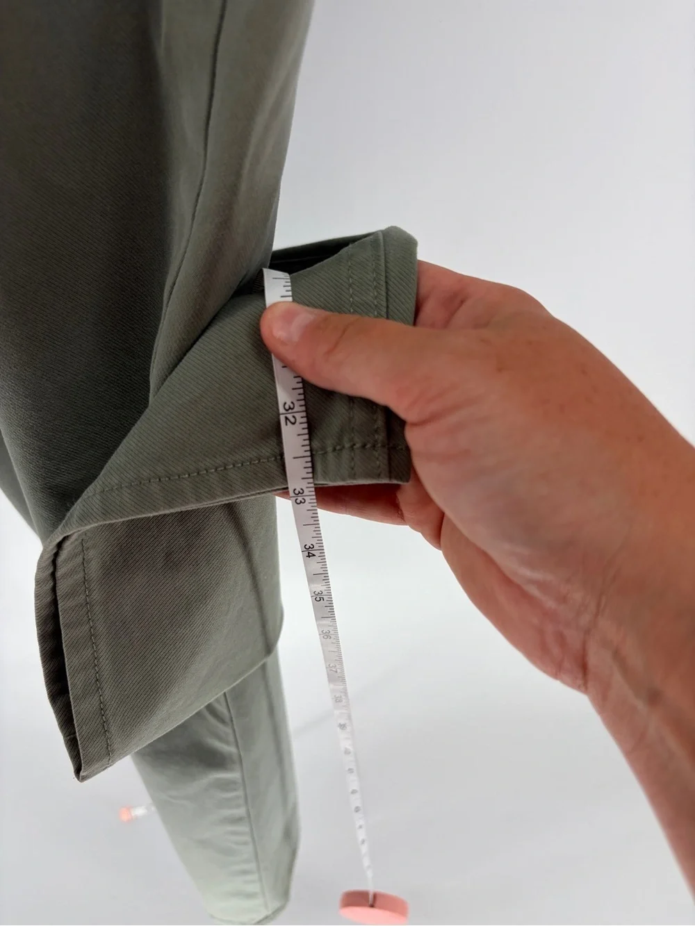 Banana Republic Traveler Athletic Tapered Fit Pants- Olive Green- 44x34